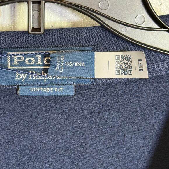 Polo Ralph Lauren Men's Fleece Sweatshirt Cardigan - Newport Navy XL $268 - Picture 7 of 9